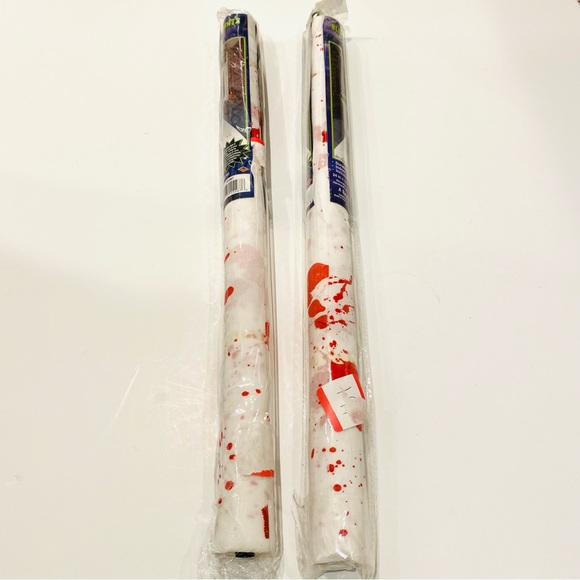 HALLOWEEN Bloody Footprint Indoor/Outdoor Runner with Double Sided Tape 24”x10ft - Picture 10 of 13